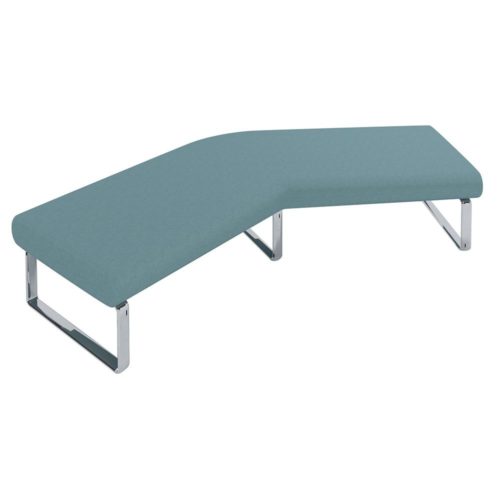 Benchmark Modular Seating System 135° Curved Bench