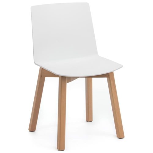 Jubilee Timber 4-Leg Visitor Chair