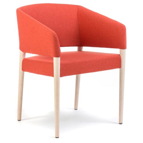 Martina Armchair with 4 Timber Legs