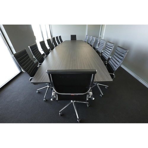 Milano Boardroom Table - Boat Shape