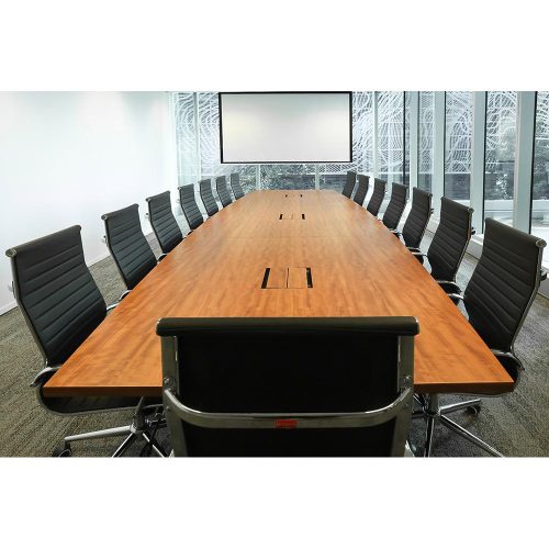 Milano Boardroom Table - Boat Shape