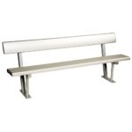 Morrie Bolt-Down Outdoor Bench Setting