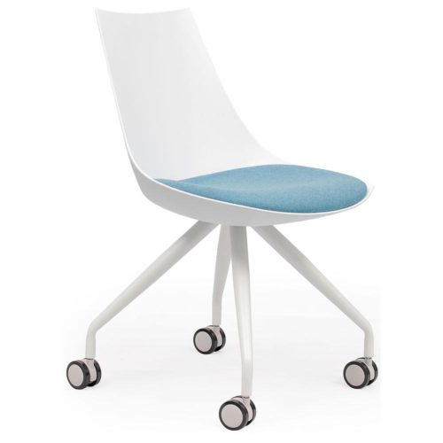 Nulla Visitor Chair with Castors