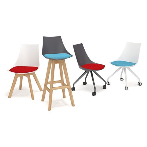 Nulla Visitor Chair with Castors