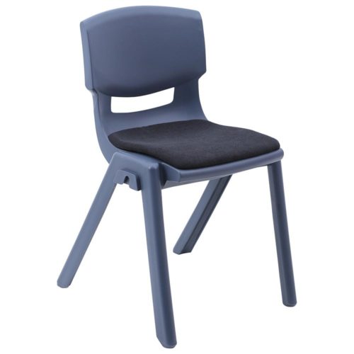 Plato Student Chair with Upholstered Seat