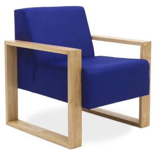 Rafter Arm Sled Base Lounge Chair
