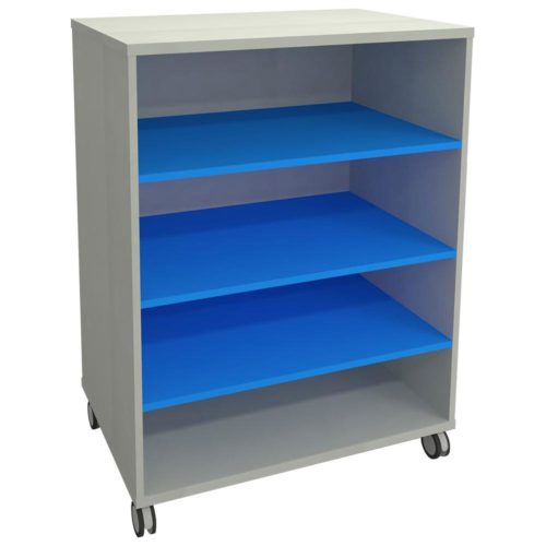 Sterling Mobile Double Sided Bookcase