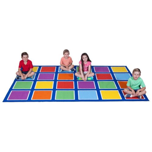 Mats & Rugs - Colour Square Placement Rug (24 Squares)