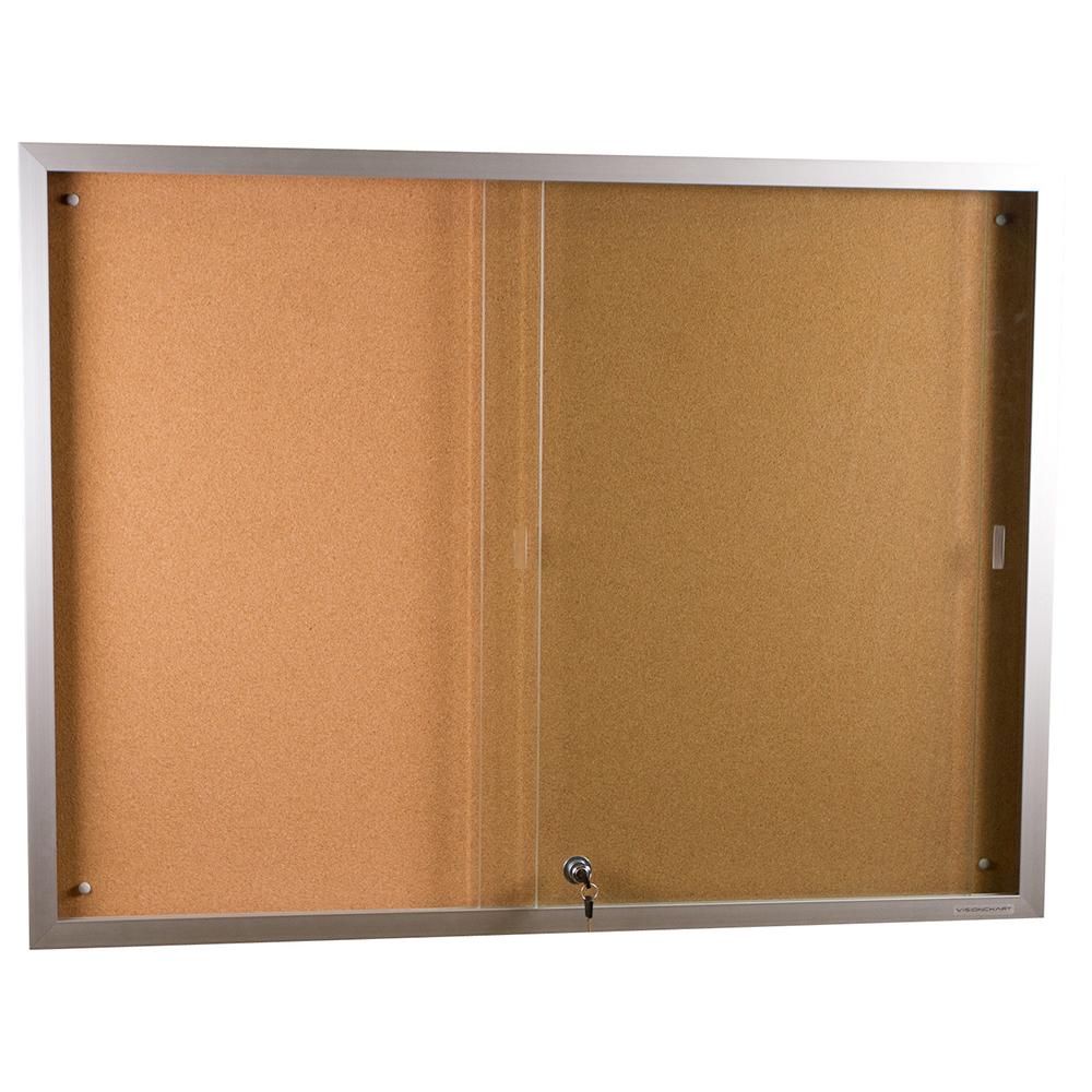 Cork Glass Door Display Case | Empire Furniture