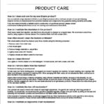 Product Care