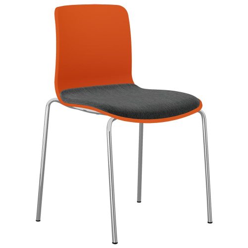 The Mixx Low 4 Leg Visitor Chair with Seat Pad
