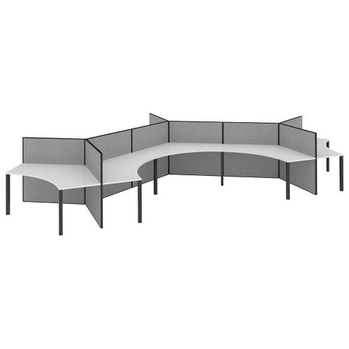 Citi 50/50 120° Panel 3P Workstation