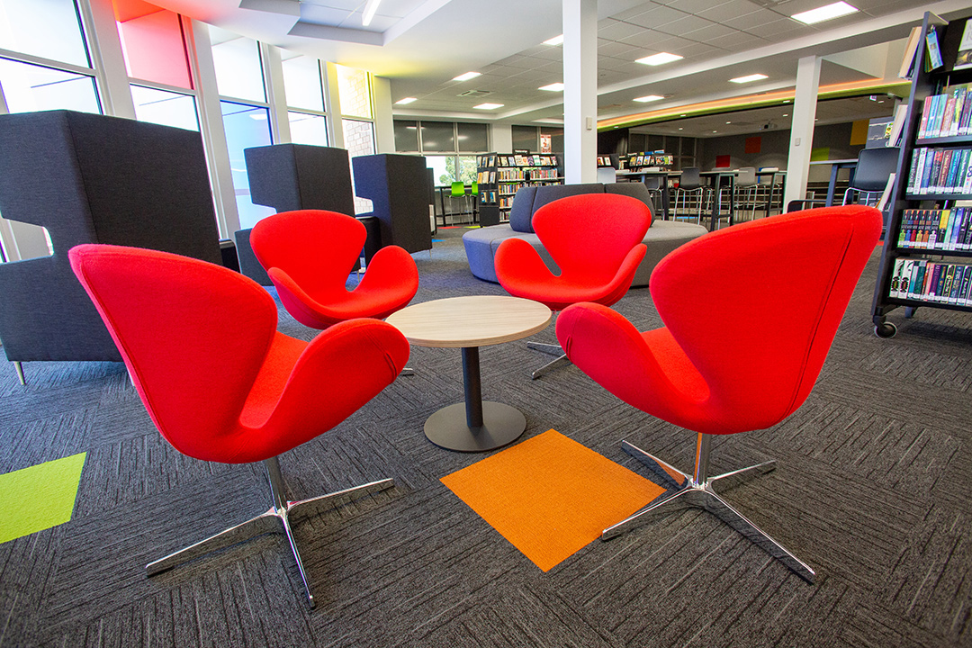 Library - breakout chairs
