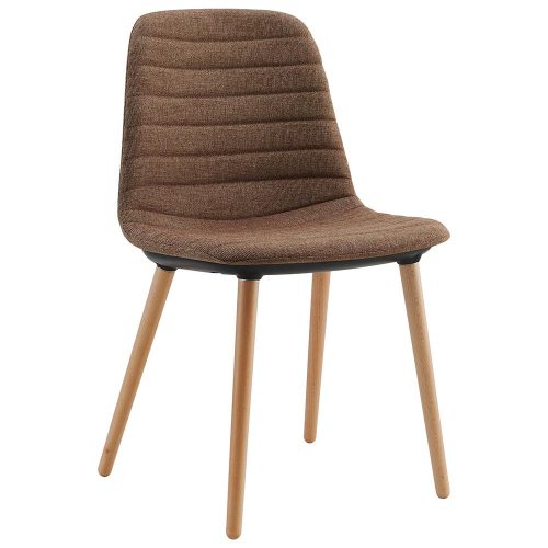 Laura Upholstered Timber Leg Visitor Chair