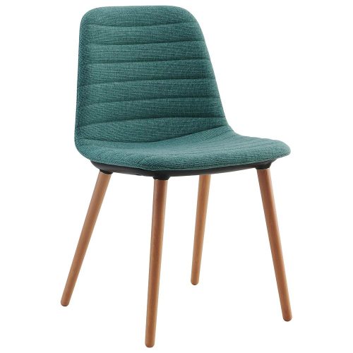 Laura Upholstered Timber Leg Visitor Chair