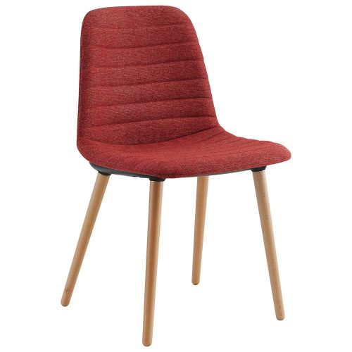 Laura Upholstered Timber Leg Visitor Chair