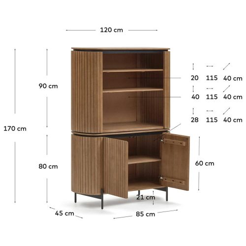 Lycio Half Door Storage Unit