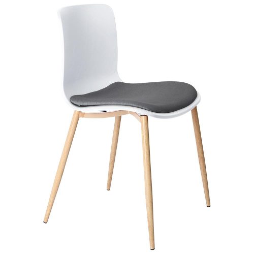 The Mixx Woodgrain 4 Leg Visitor Chair