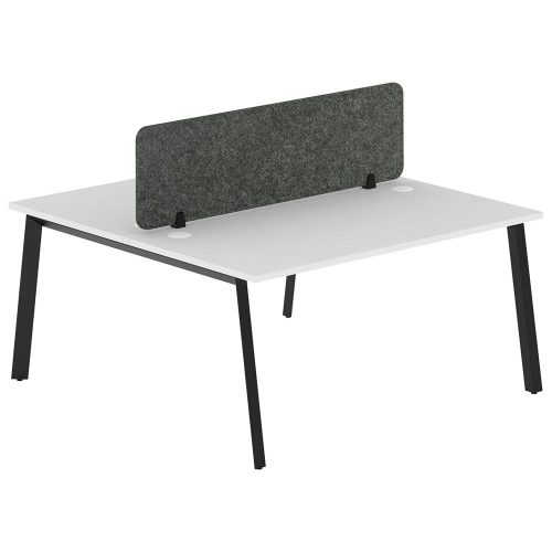 Citi A-Leg – Back-to-Back 2P Workstation with Acoustic Panel