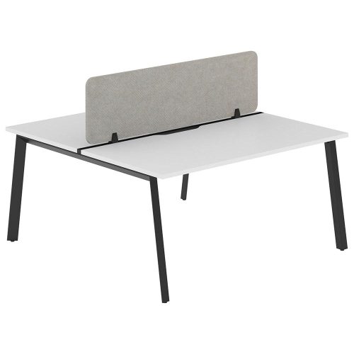 Citi A-Leg – Back-to-Back 2P Workstation with Acoustic Panel