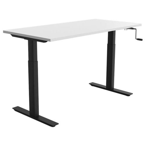 Leverage Winder Height Adjustable Straight Desk