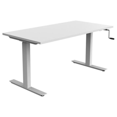 Leverage Winder Height Adjustable Straight Desk