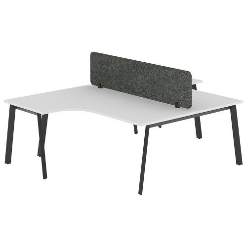 Citi A-Leg T Pod 2P Workstation with Acoustic Panel