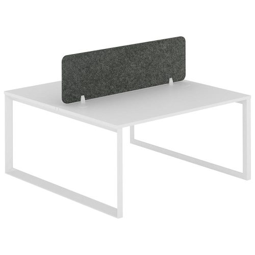 Citi Loop Back-to-Back 2P Workstation with Acoustic Panel