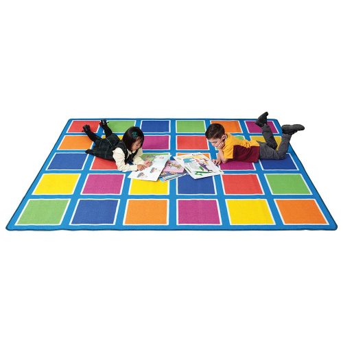 Mats & Rugs 30 Colour Squares Placement Rug
