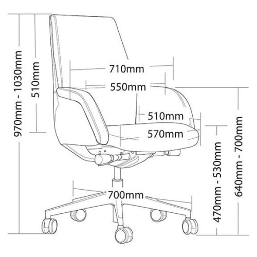 Commander Medium Back Executive Chair