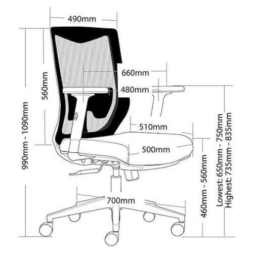 Monarch Executive Mesh Chair