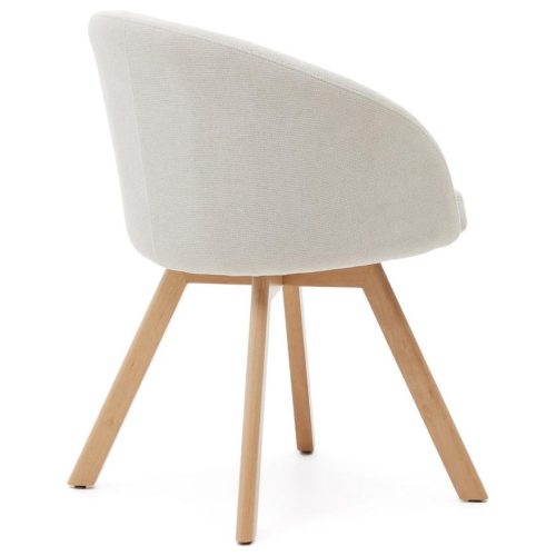 Maven Swivel Foyer Chair - Natural Frame