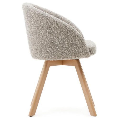 Maven Swivel Foyer Chair - Natural Frame