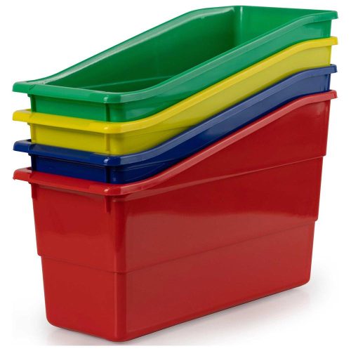 Plastic Book Caddy - Set of 4