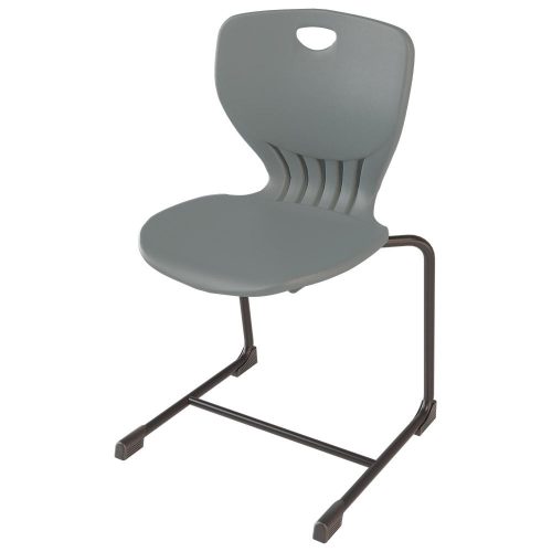 CLEARANCE - Edco Student Cantilever Chair (Charcoal Frame)