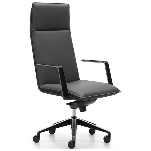 Illusion Real Leather High Back Executive Chair