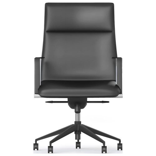 Illusion Real Leather Medium Back Executive Chair