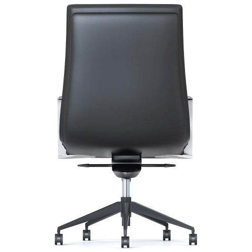 Illusion Real Leather Medium Back Executive Chair