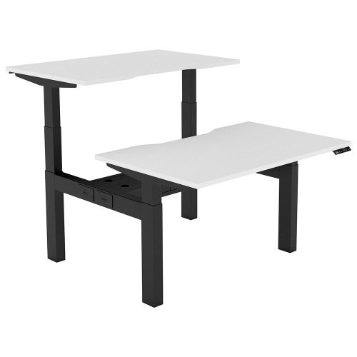 Altura Electric Height Adjustable Back-to-Back 2P Workstation (No Screen)