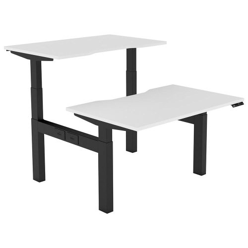 Altura Electric Height Adjustable Back-to-Back 2P Workstation (No Screen)