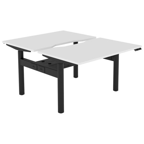 Altura Electric Height Adjustable Back-to-Back 2P Workstation (No Screen)