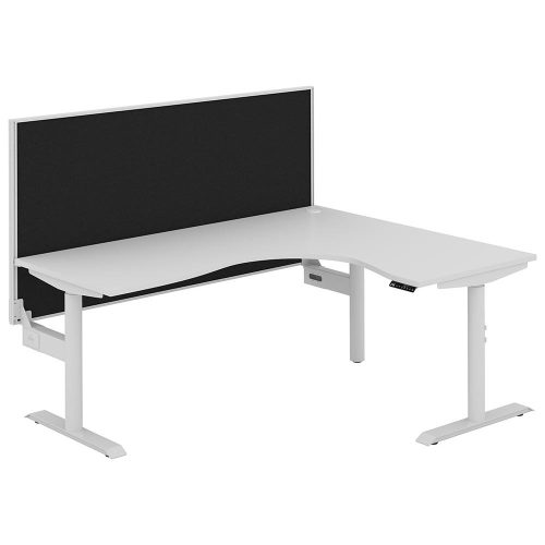 Altura Electric Height Adjustable L Shape Workstation with Screen