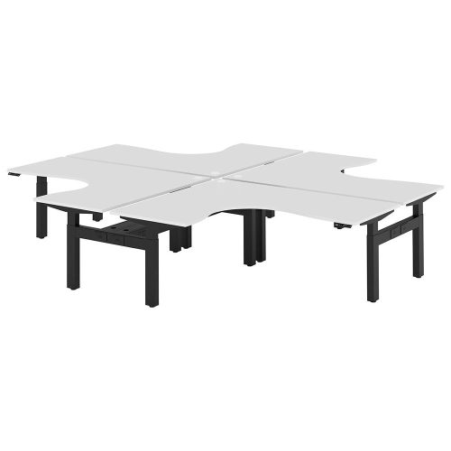 Altura Electric Height Adjustable X Pod 4P Workstation (No Screen)