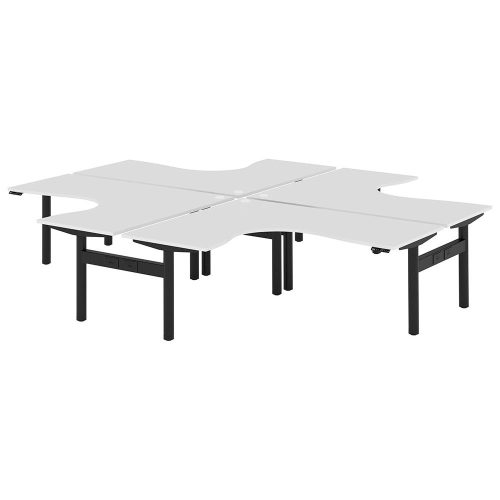 Altura Electric Height Adjustable X Pod 4P Workstation (No Screen)