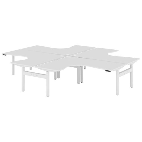 Altura Electric Height Adjustable X Pod 4P Workstation (No Screen)