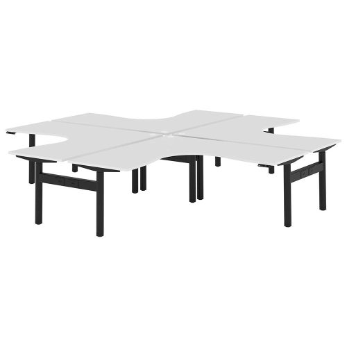 Altura Electric Height Adjustable X Pod 4P Workstation (No Screen)