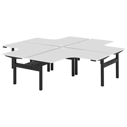 Altura Electric Height Adjustable X Pod 4P Workstation (No Screen)