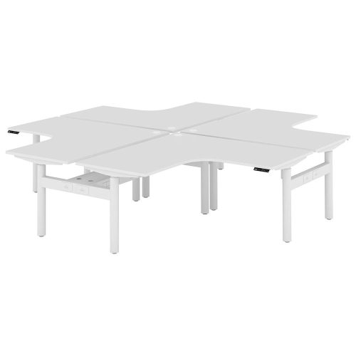 Altura Electric Height Adjustable X Pod 4P Workstation (No Screen)