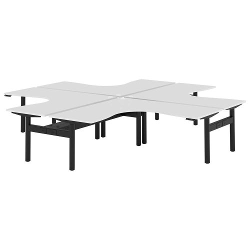 Altura Electric Height Adjustable X Pod 4P Workstation (No Screen)