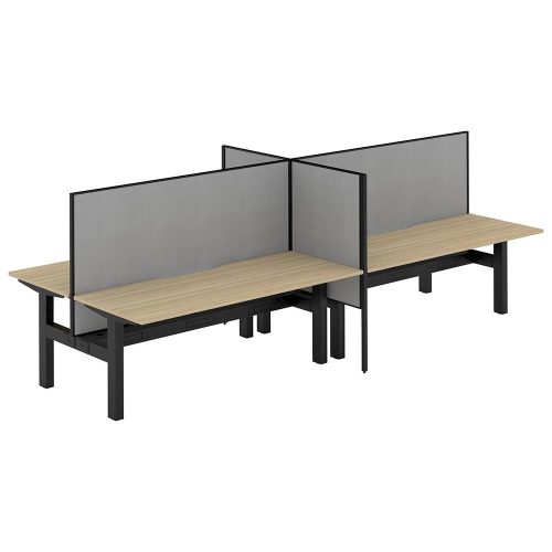 Altura Fixed Height Back-to-Back 2P Workstation